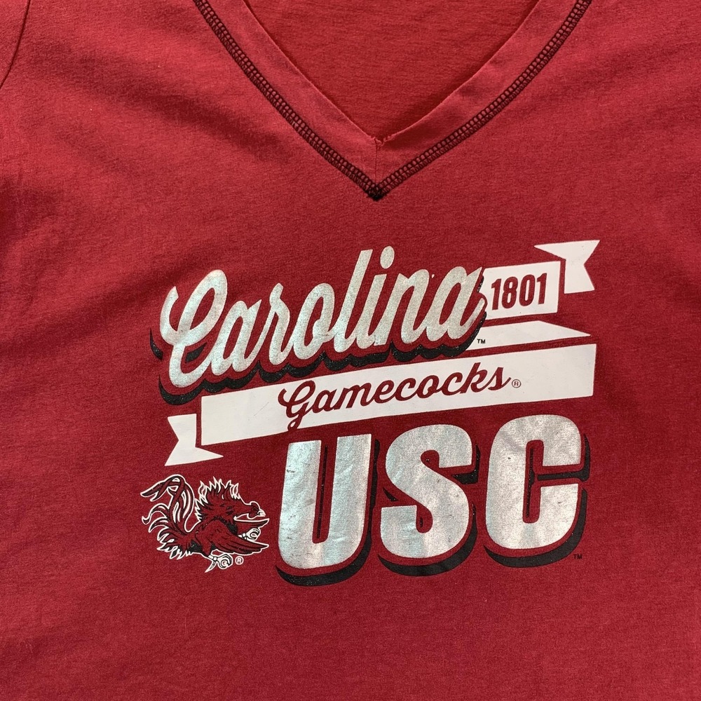 South Carolina Gamecocks Shirt Womens 2XL Red NCAA Football Knights Apparel - Picture 4 of 13